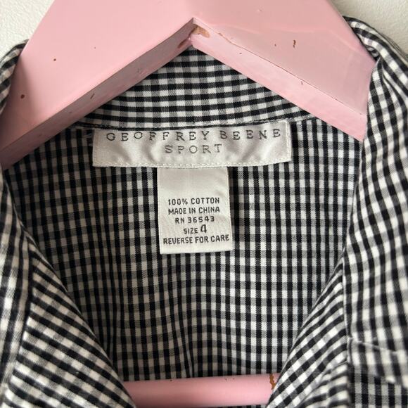 GEOFFREY BEENE SPORT Vintage Gingham Tank Top - Picture 2 of 4